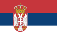 Flaga Serbia